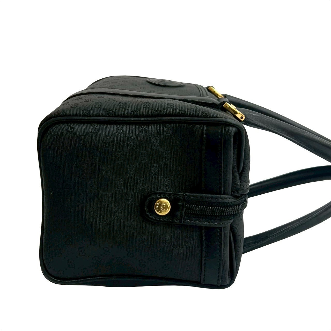 GUCCI Handbag leather black