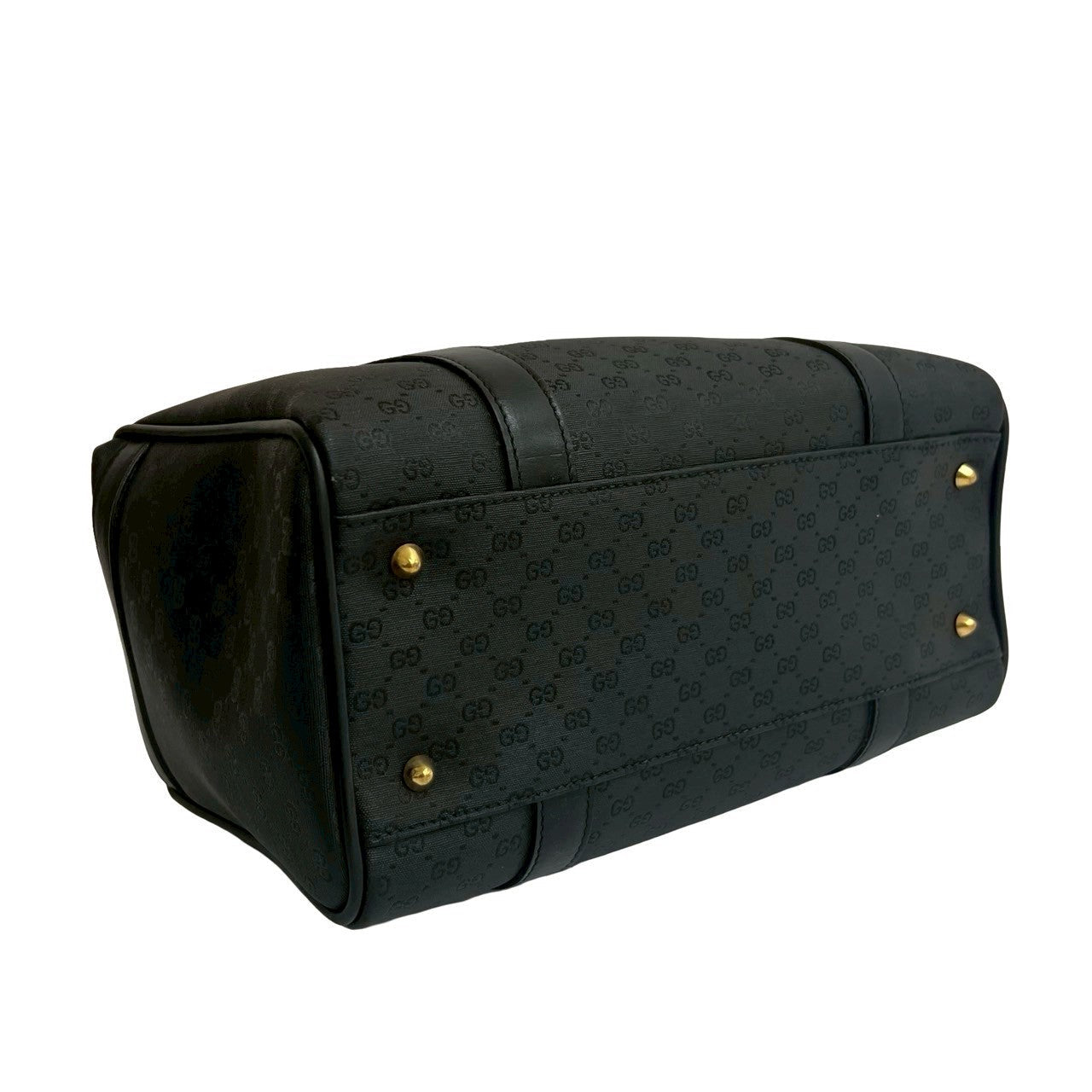 GUCCI Handbag leather black