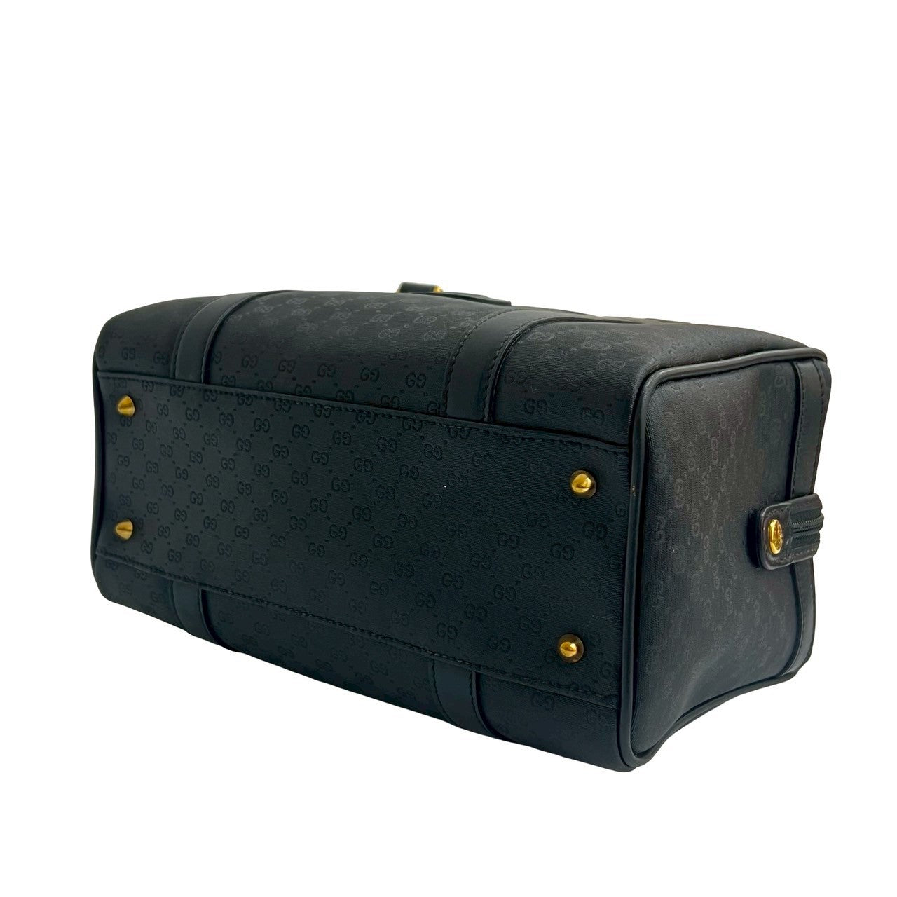 GUCCI Handbag leather black
