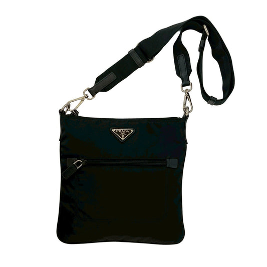 PRADA Shoulder Bag Nylon black