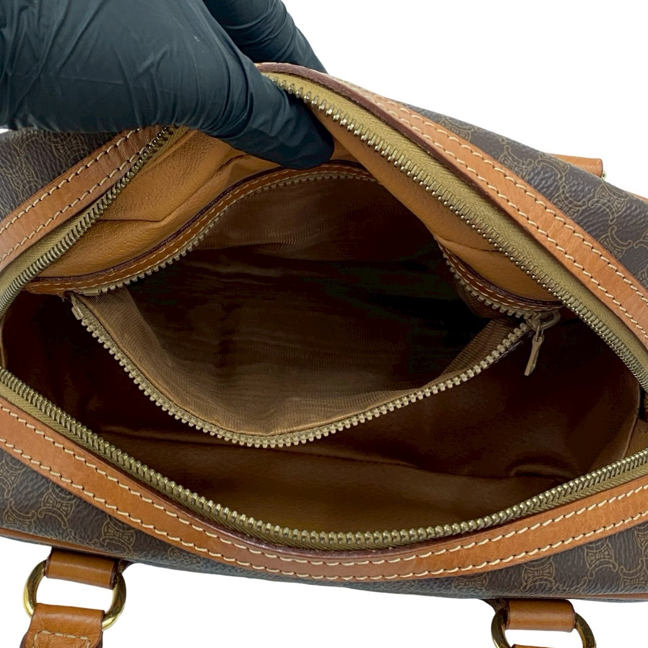 CELINE Shoulder Bag leather Brown