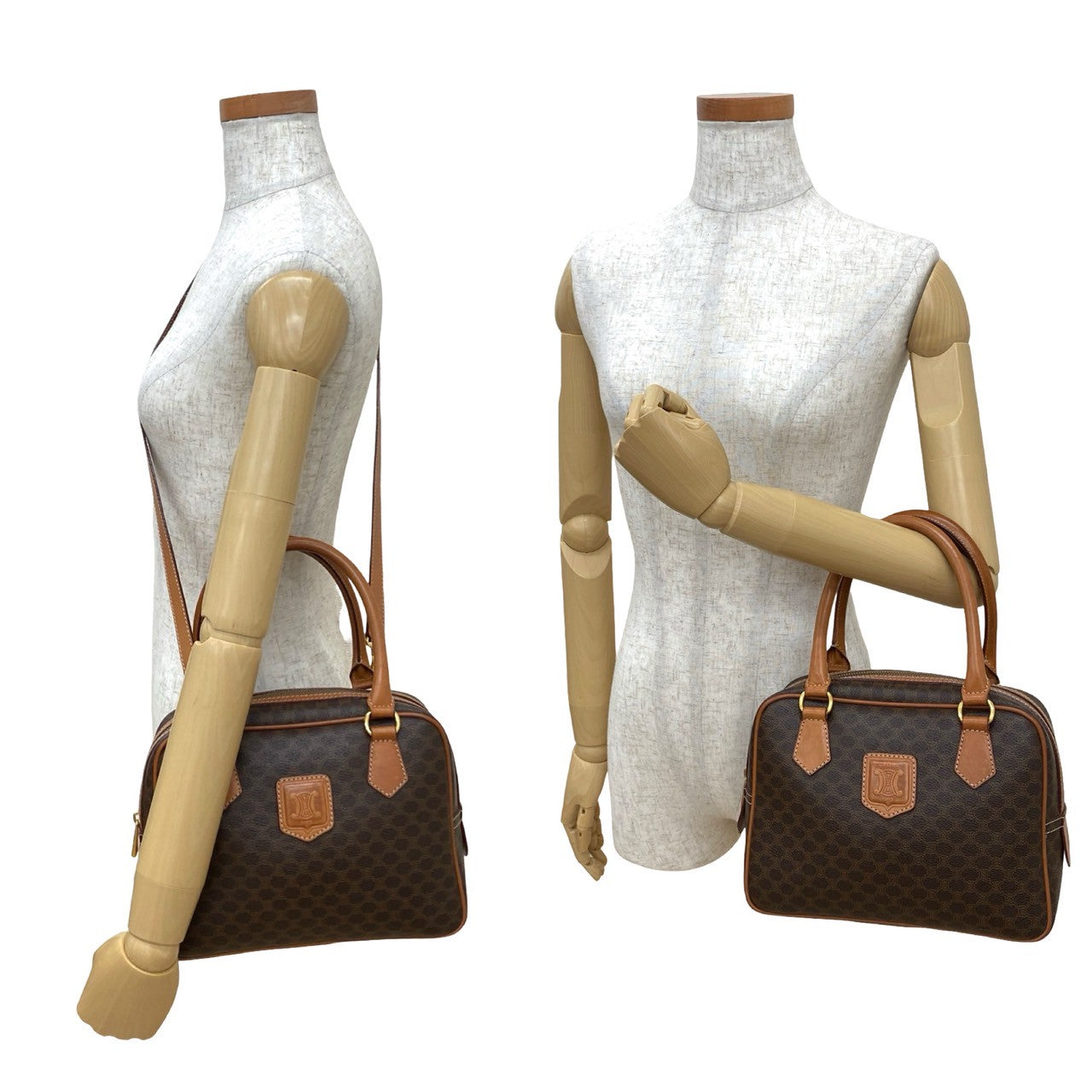 CELINE Shoulder Bag leather Brown