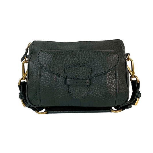 PRADA Shoulder Bag leather black