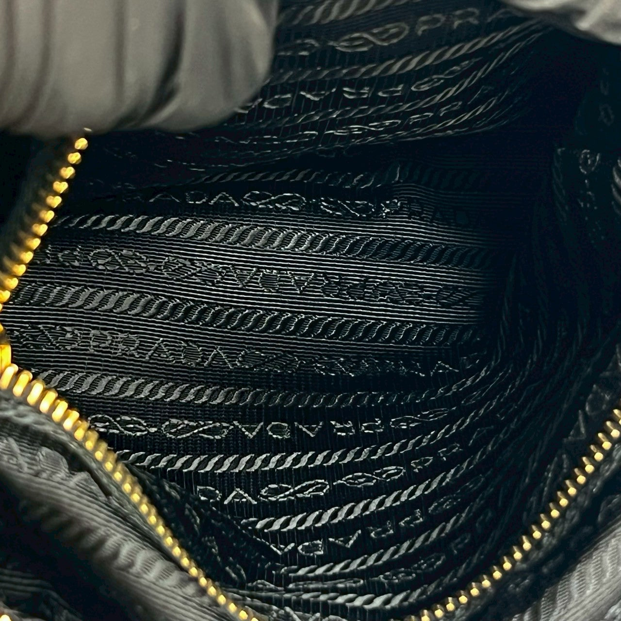 PRADA Shoulder Bag Nylon black