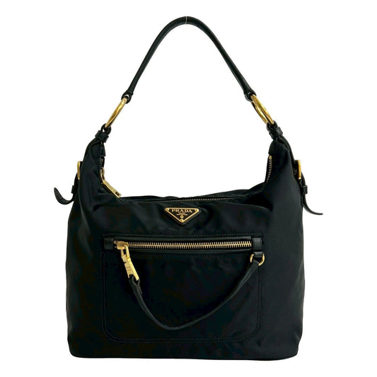 PRADA Shoulder Bag Nylon black