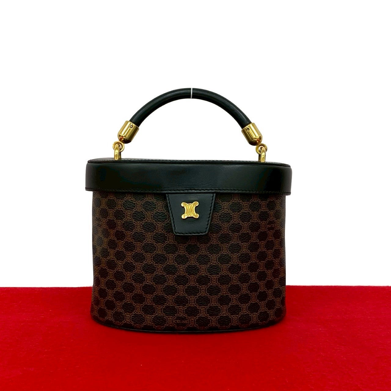 CELINE Handbag leather black