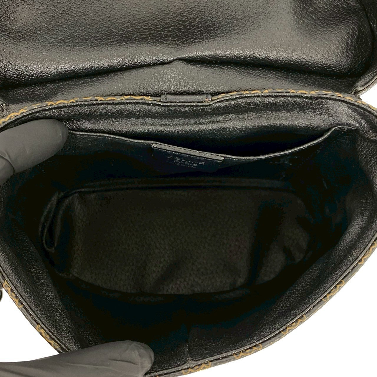 CELINE Handbag leather black