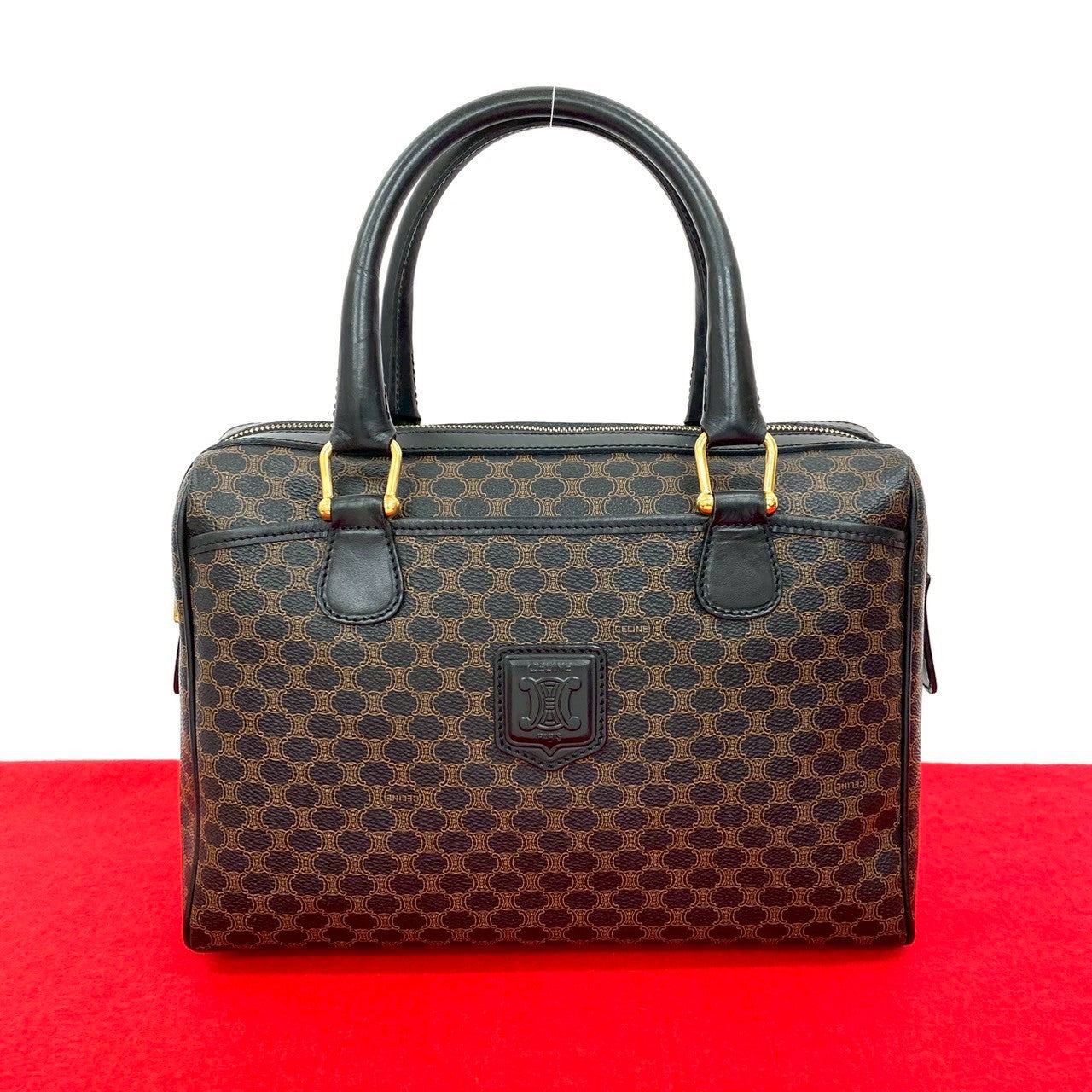 CELINE Handbag leather black
