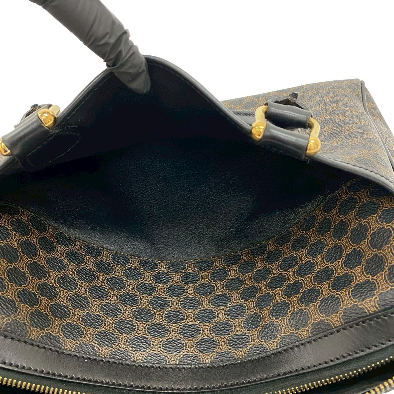 CELINE Handbag leather black