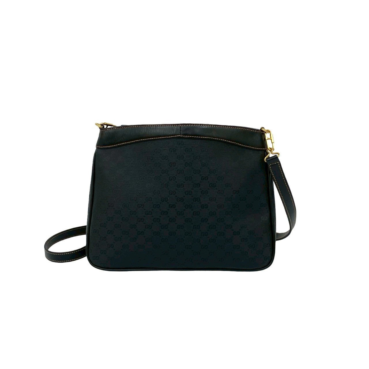 GUCCI Shoulder Bag leather black