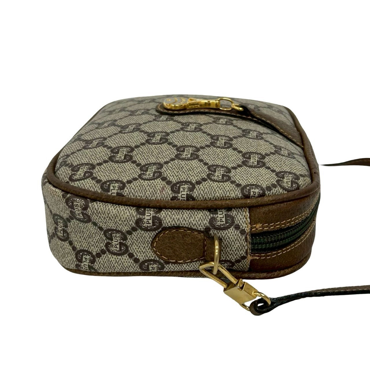 GUCCI Shoulder Bag leather Brown