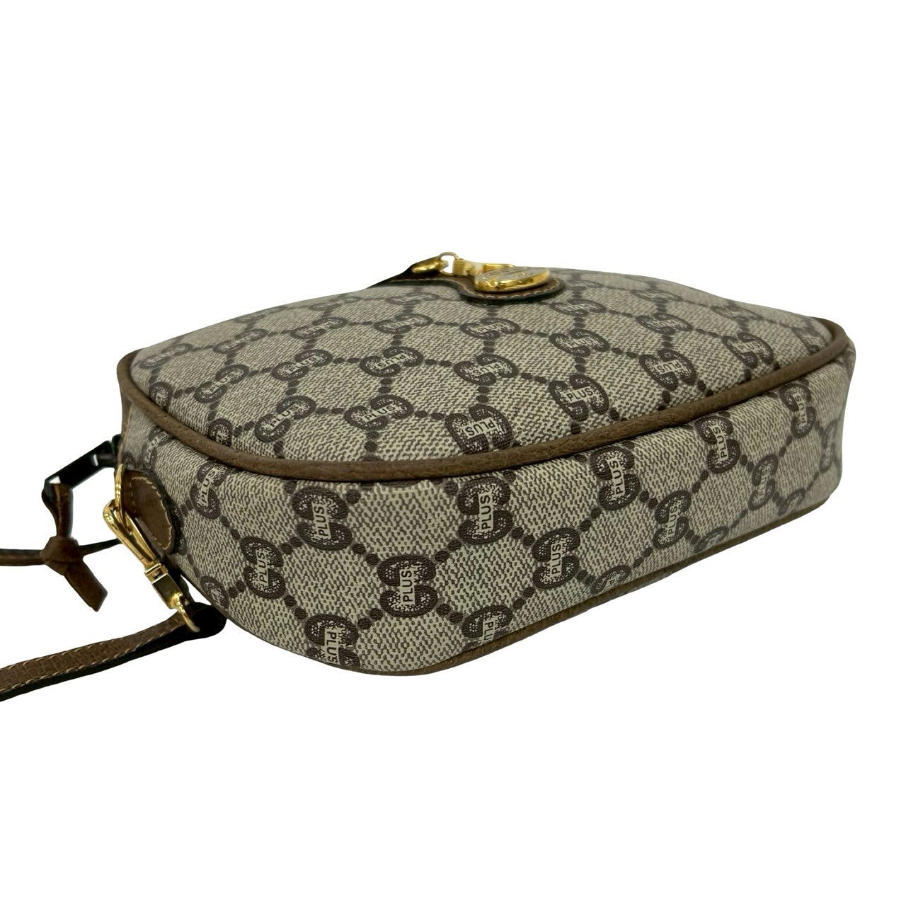 GUCCI Shoulder Bag leather Brown