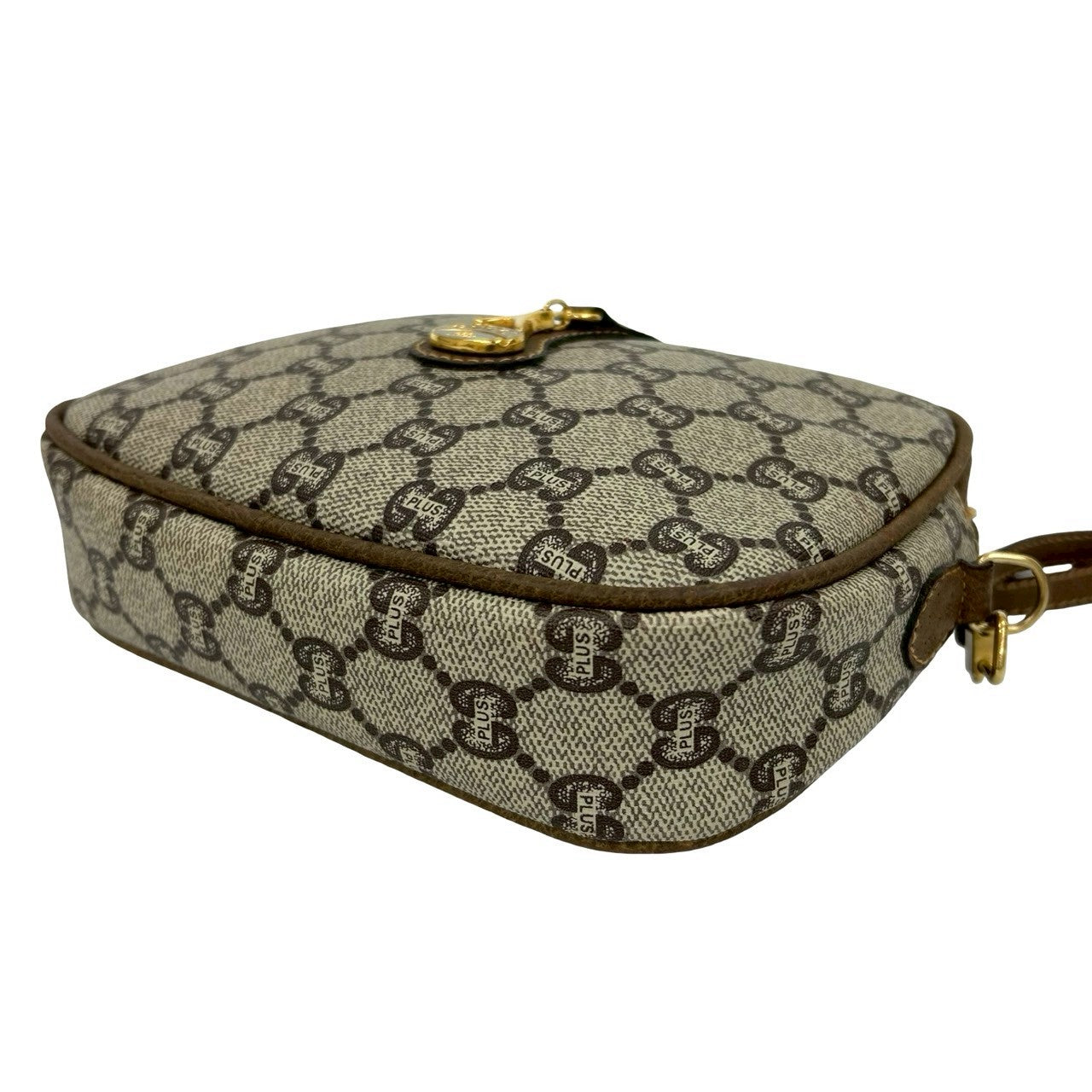 GUCCI Shoulder Bag leather Brown