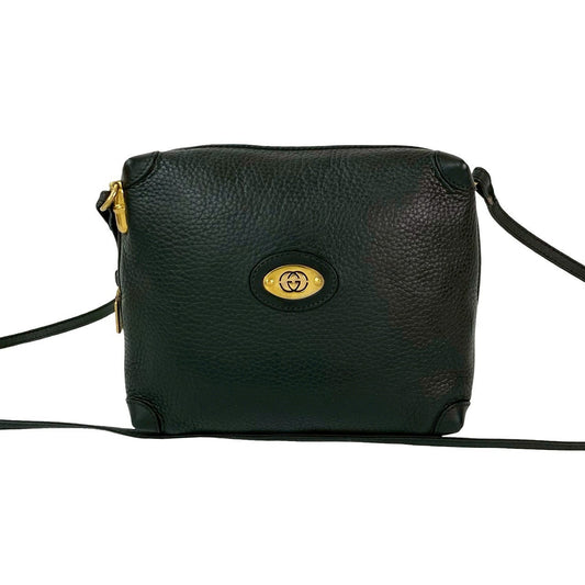 GUCCI Shoulder Bag leather black
