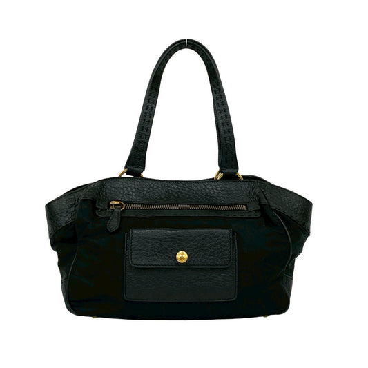 PRADA Tote Bag leather black