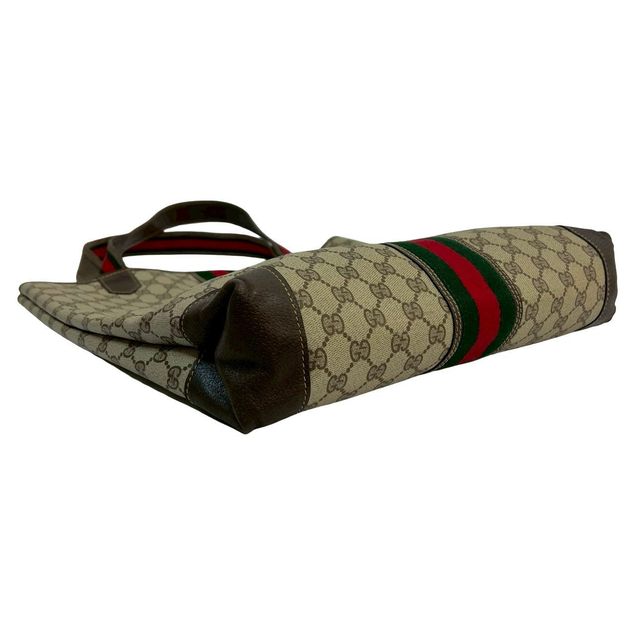 GUCCI Tote Bag leather Brown Sherry line