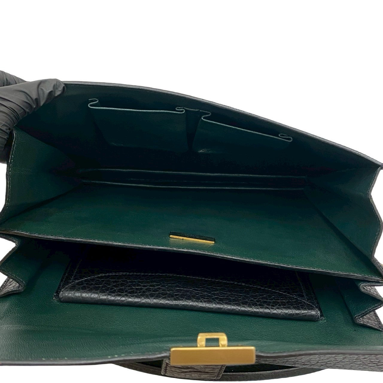 PRADA Handbag leather black