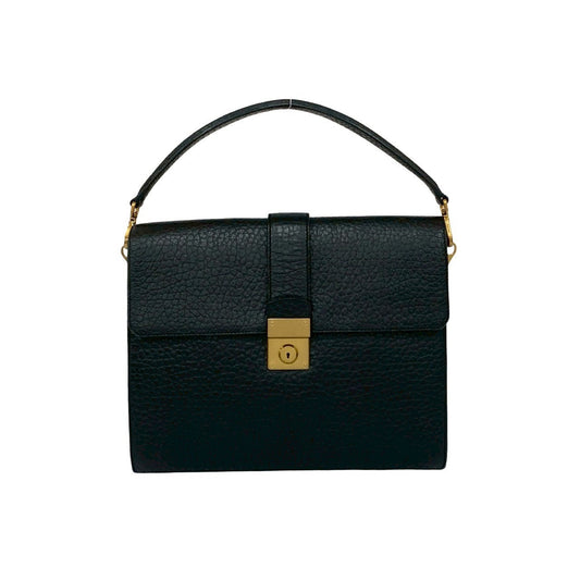 PRADA Handbag leather black