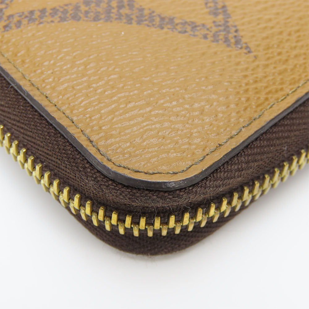 LOUIS VUITTON Long Wallet Purse M69353 Monogram reverse Brown Zippy wallet unisex(Unisex) Used Authentic