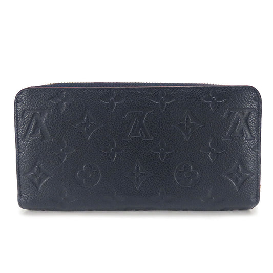 LOUIS VUITTON Long Wallet Purse M62121 Monogram Ann Platt Marine Rouge Zippy wallet Women Used Authentic