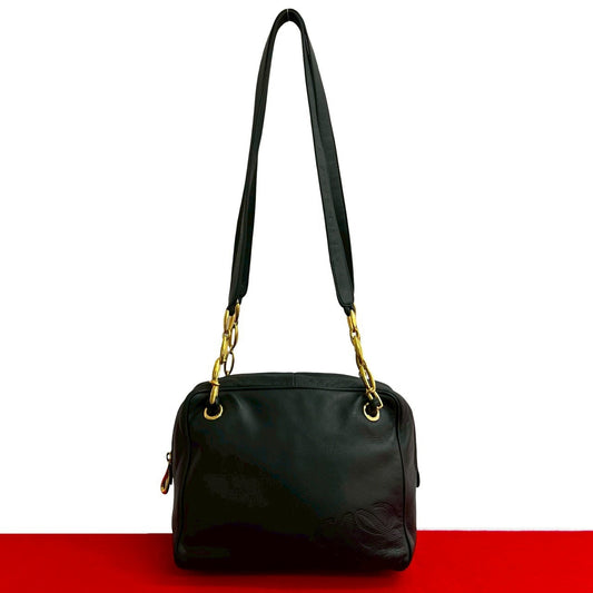 LOEWE Shoulder Bag leather black