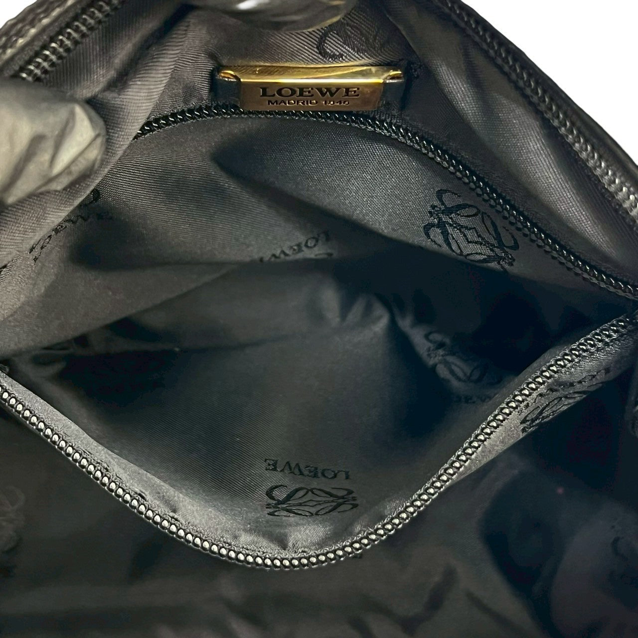 LOEWE Shoulder Bag leather black