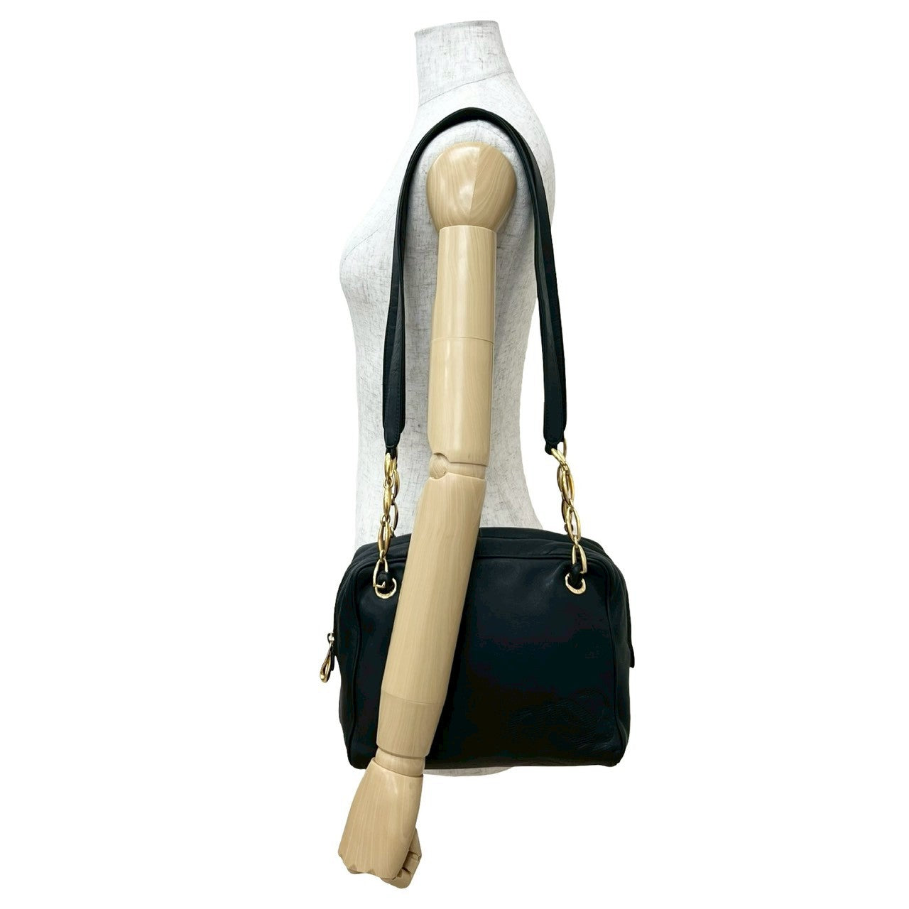 LOEWE Shoulder Bag leather black