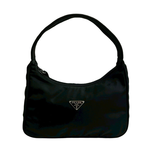 PRADA Handbag Nylon black