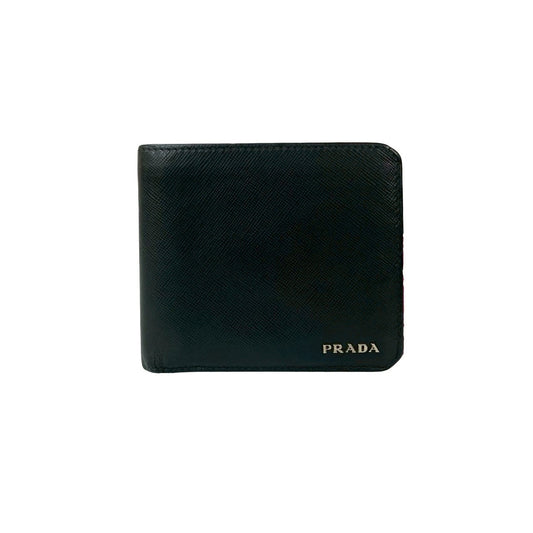 PRADA Bifold Wallet leather black