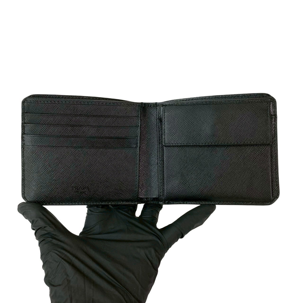 PRADA Bifold Wallet leather black