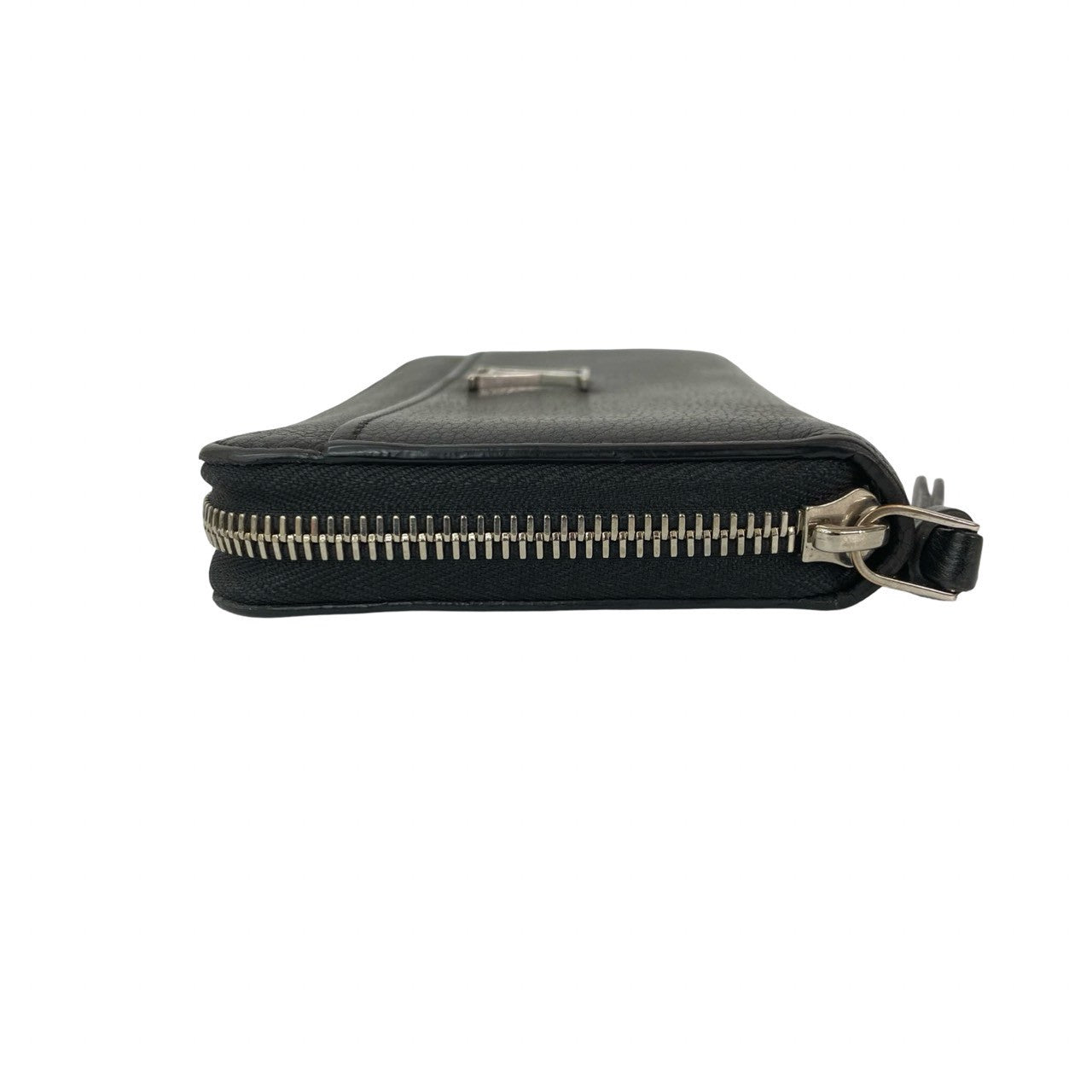 LOUIS VUITTON Long Wallet Purse leather black Zippy Rock Me