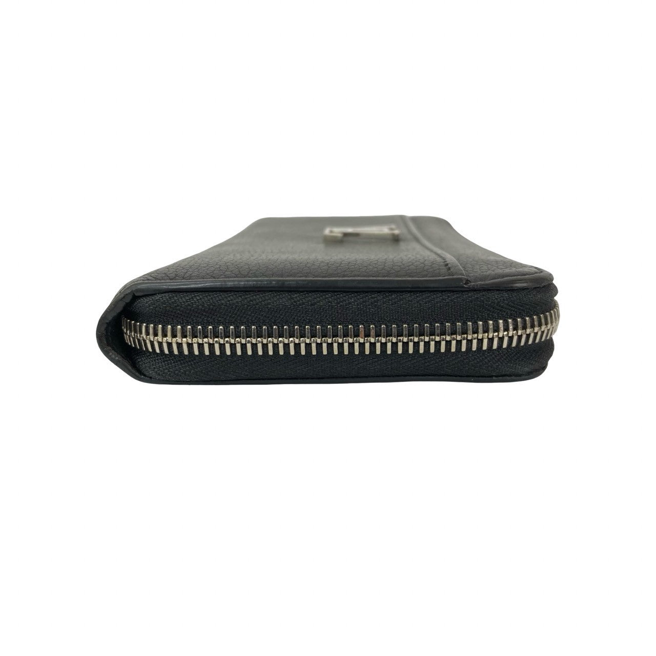 LOUIS VUITTON Long Wallet Purse leather black Zippy Rock Me