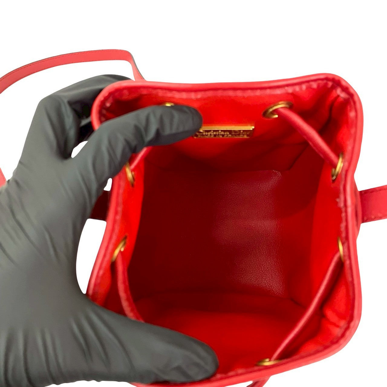 Dior Shoulder Bag leather Red