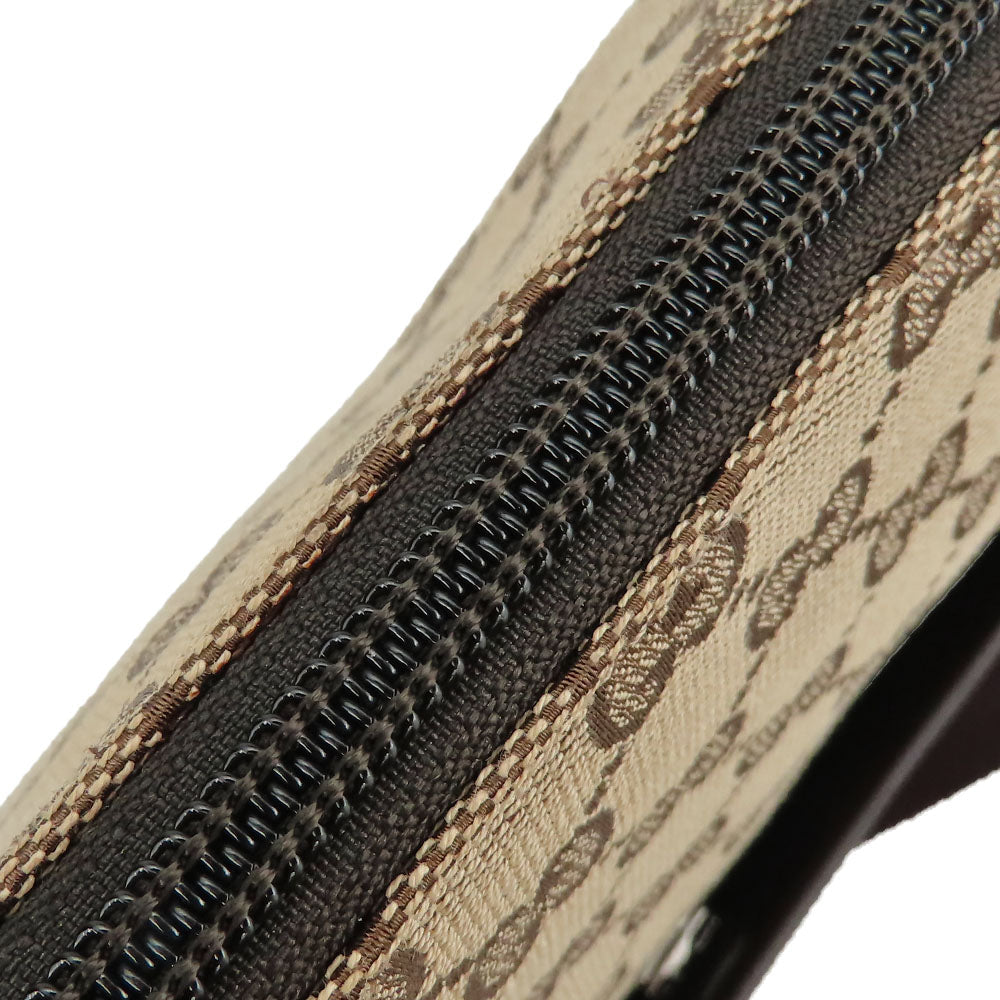 GUCCI Shoulder Bag 145857 GG canvas, perforated leather Brown mens(Unisex) Used Authentic