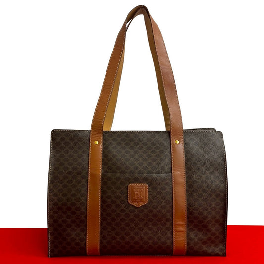 CELINE Tote Bag leather Brown