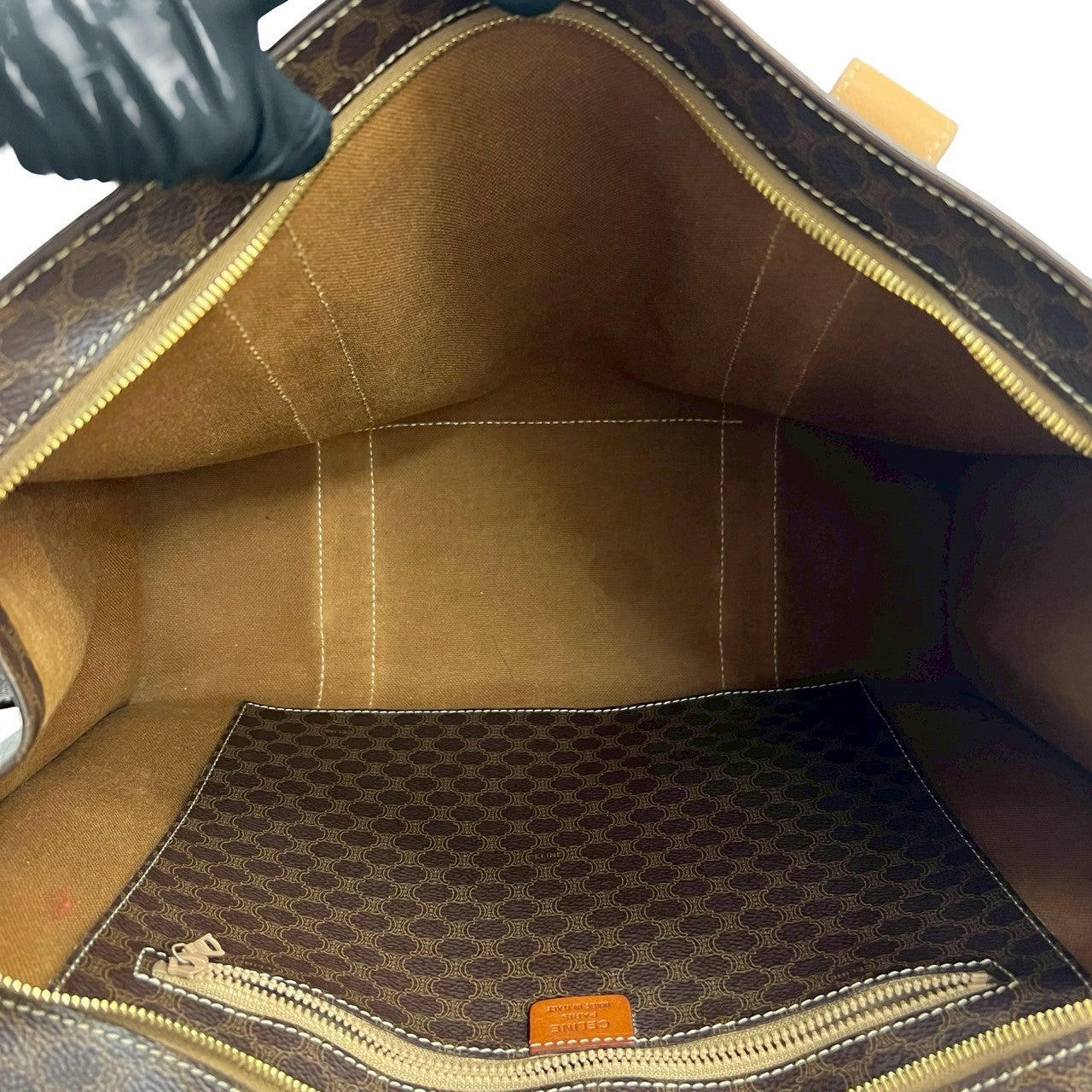 CELINE Tote Bag leather Brown