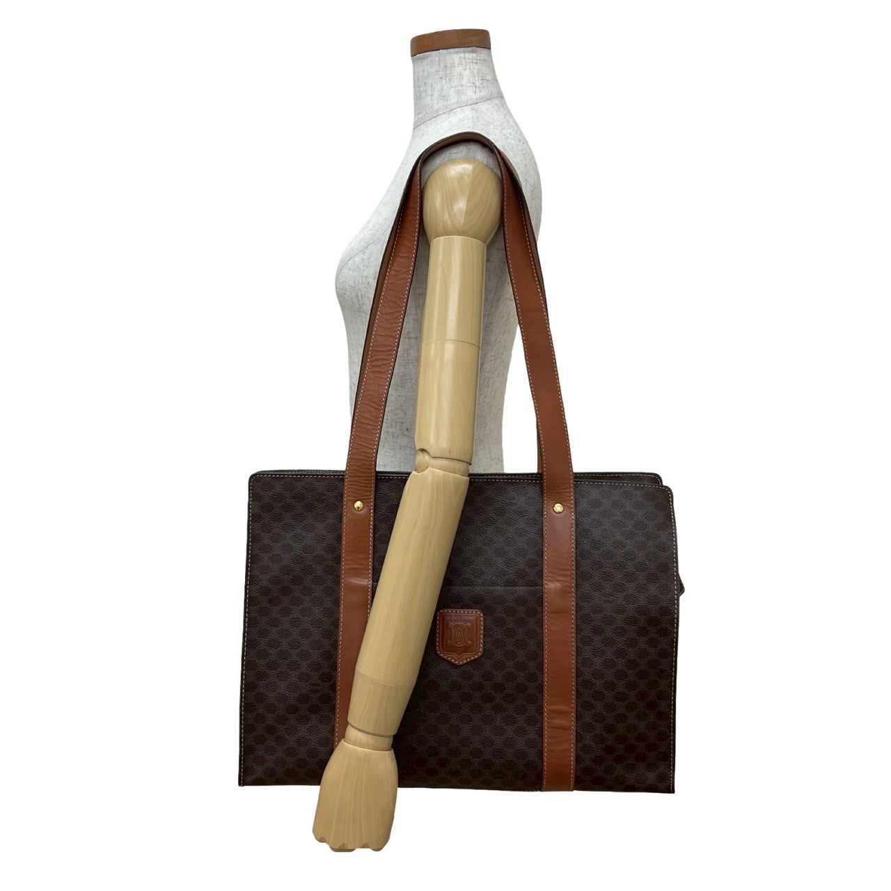 CELINE Tote Bag leather Brown
