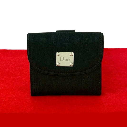 Dior Bifold Wallet Nylon black