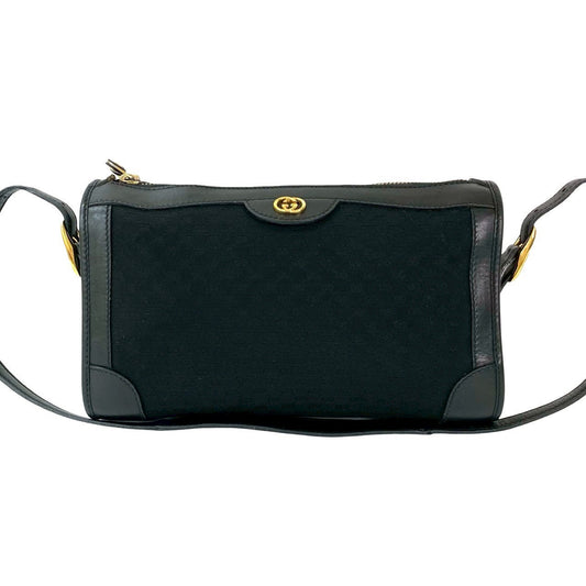 GUCCI Shoulder Bag leather black