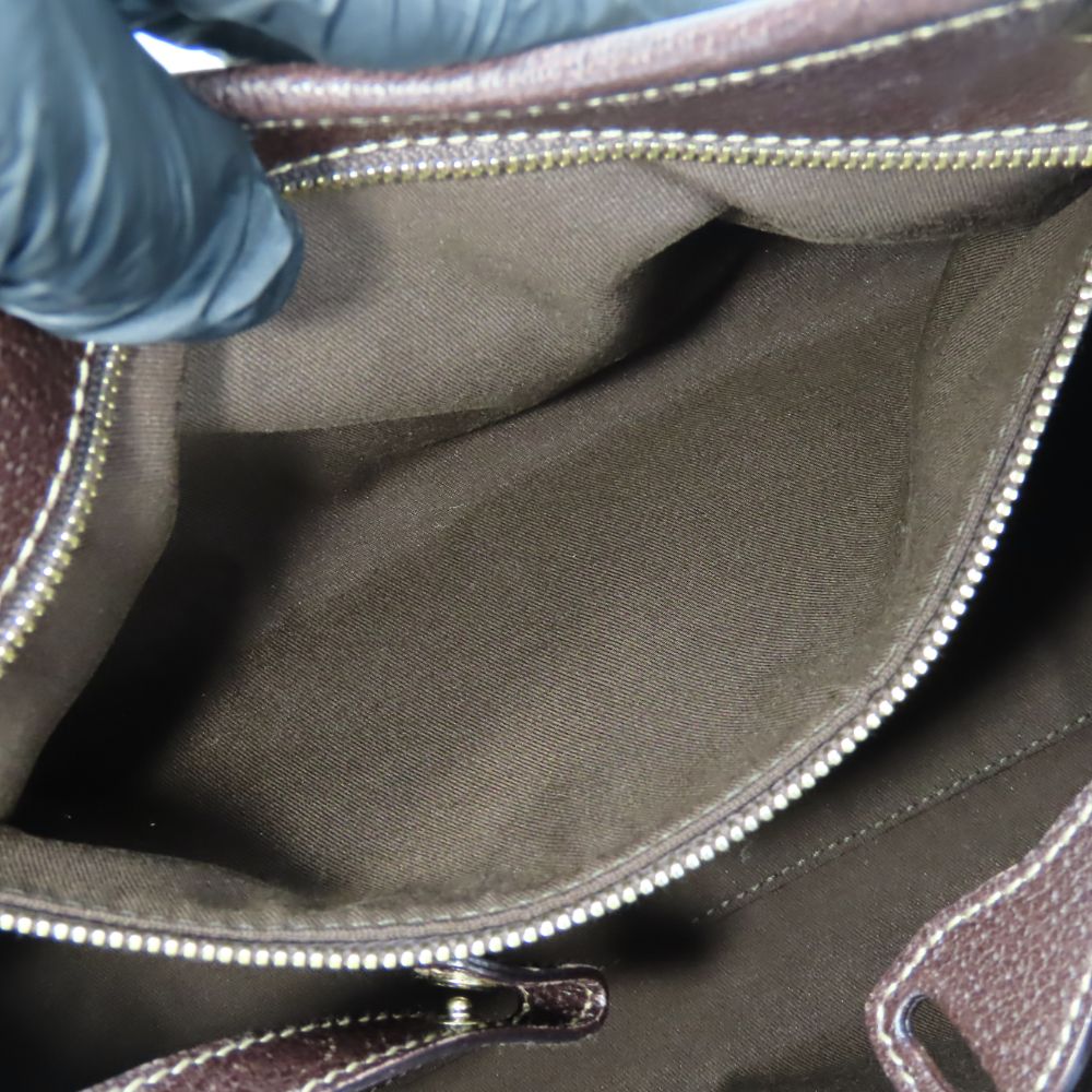 GUCCI Handbag 145761 canvas beige Horsebit