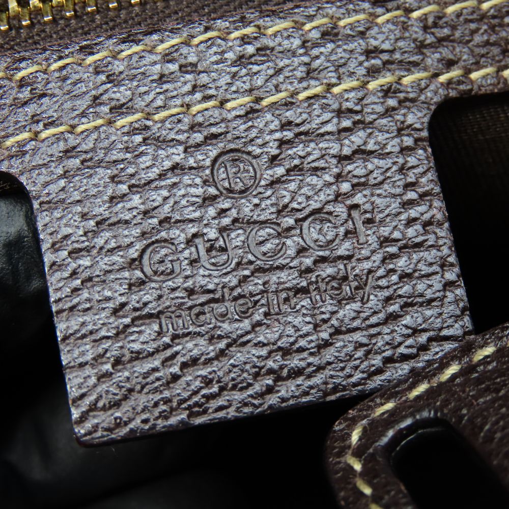 GUCCI Handbag 145761 canvas beige Horsebit