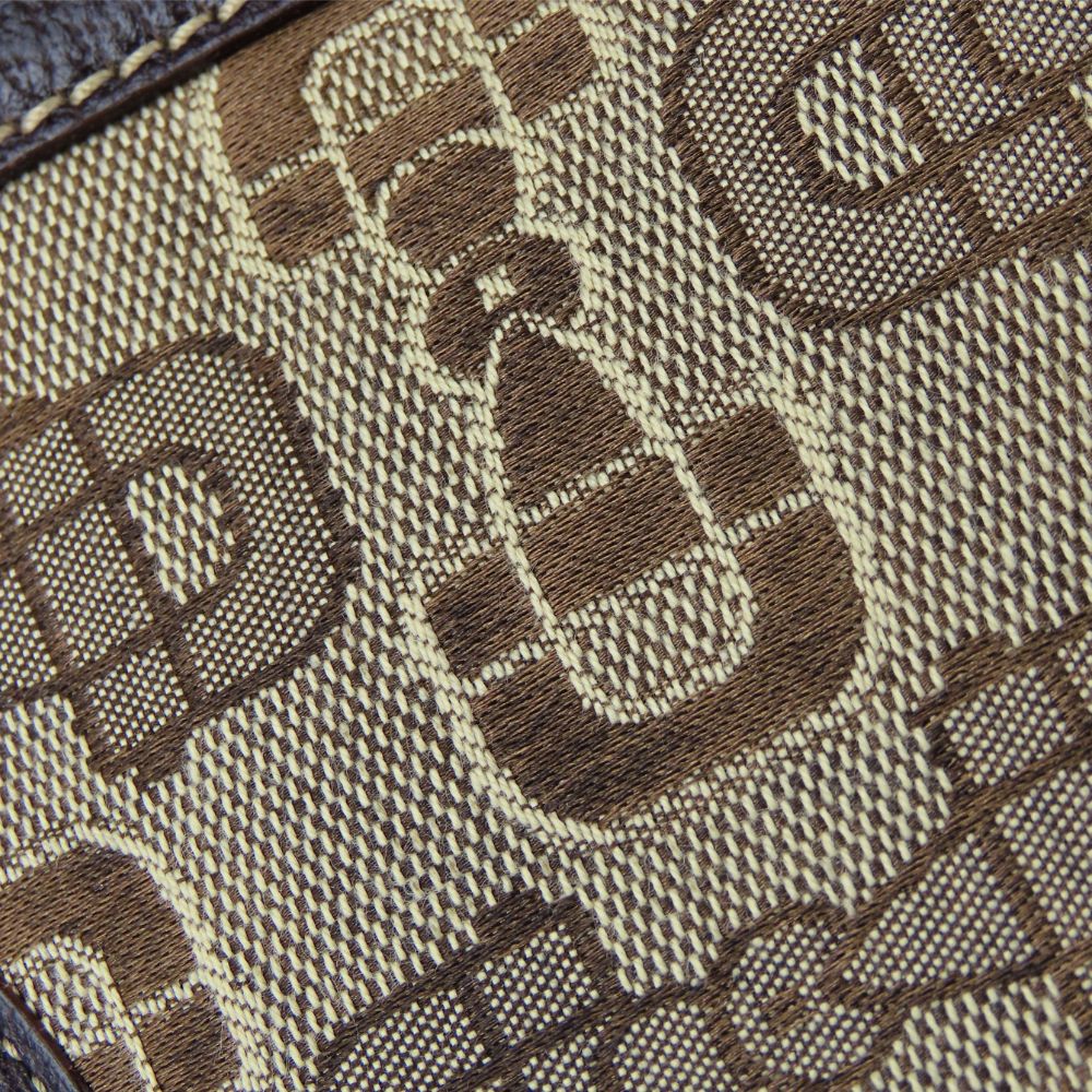 GUCCI Handbag 145761 canvas beige Horsebit