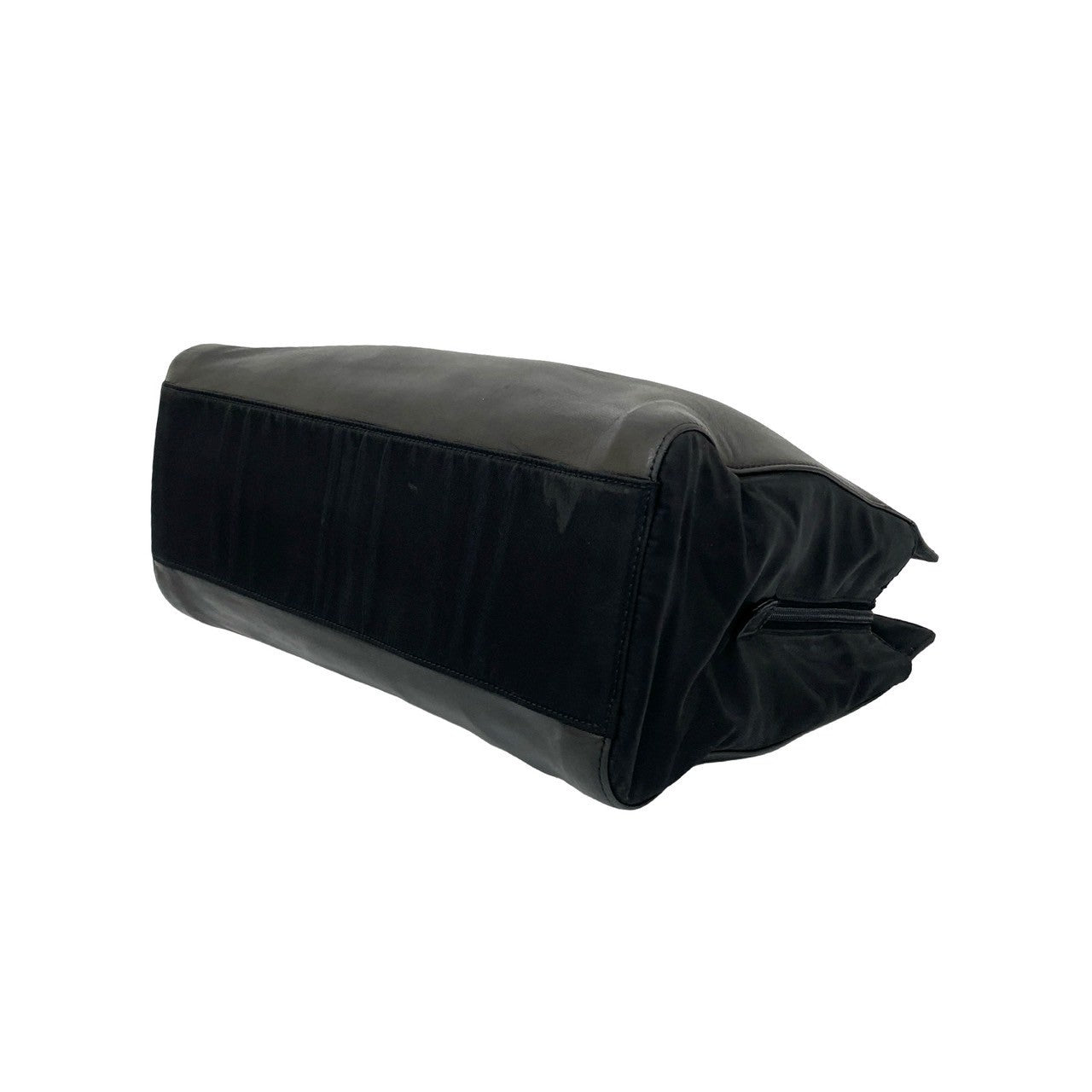 PRADA Tote Bag leather black