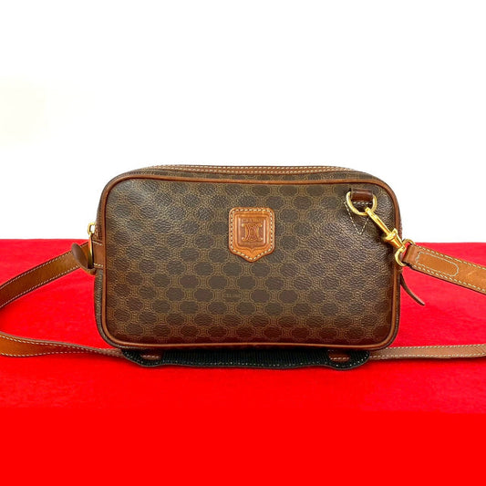 CELINE Shoulder Bag leather Brown