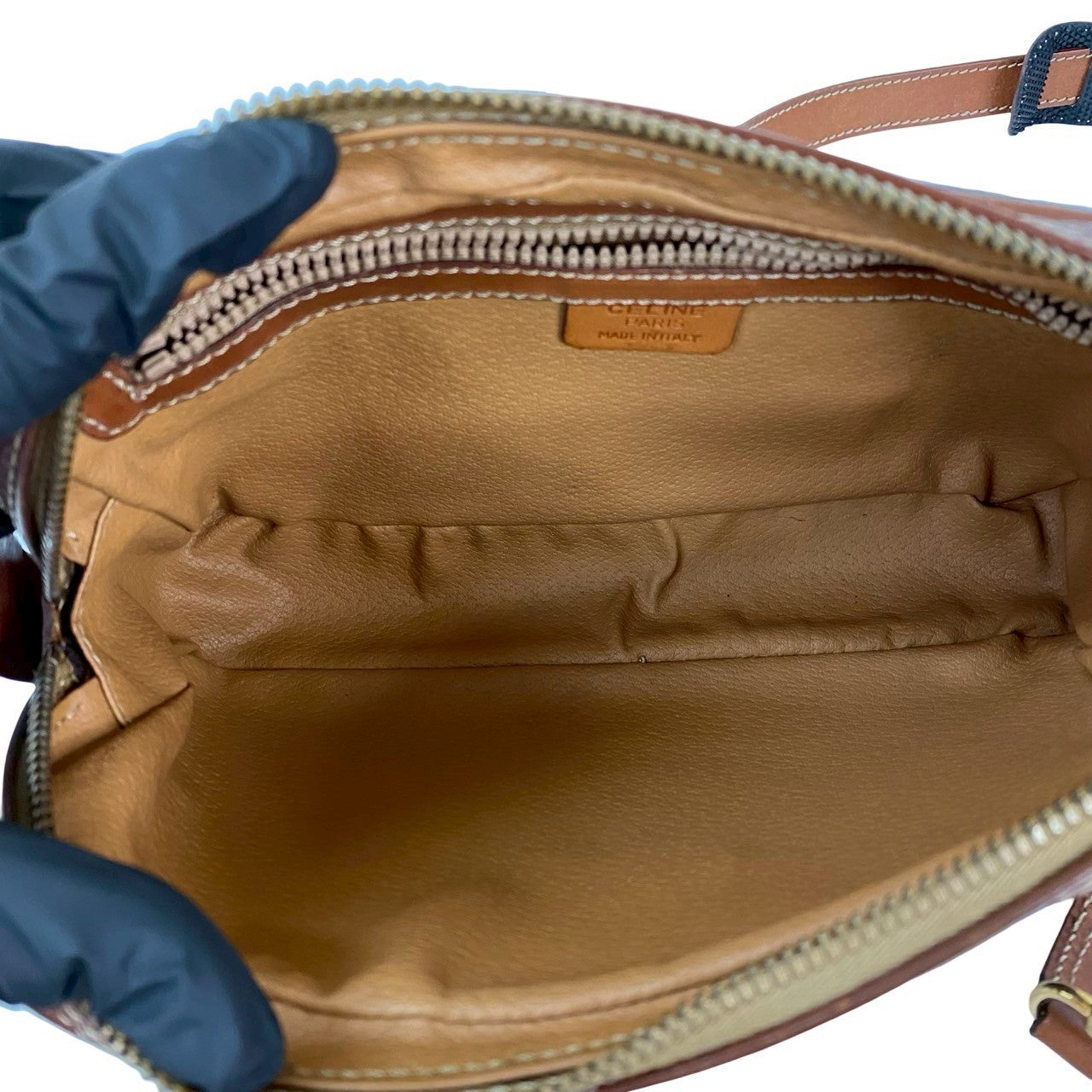 CELINE Shoulder Bag leather Brown