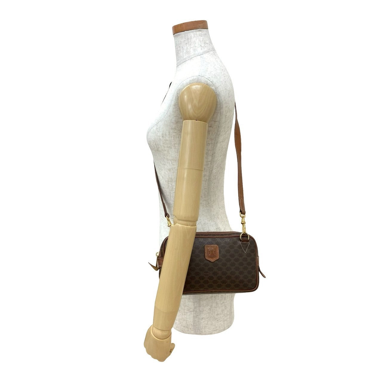 CELINE Shoulder Bag leather Brown