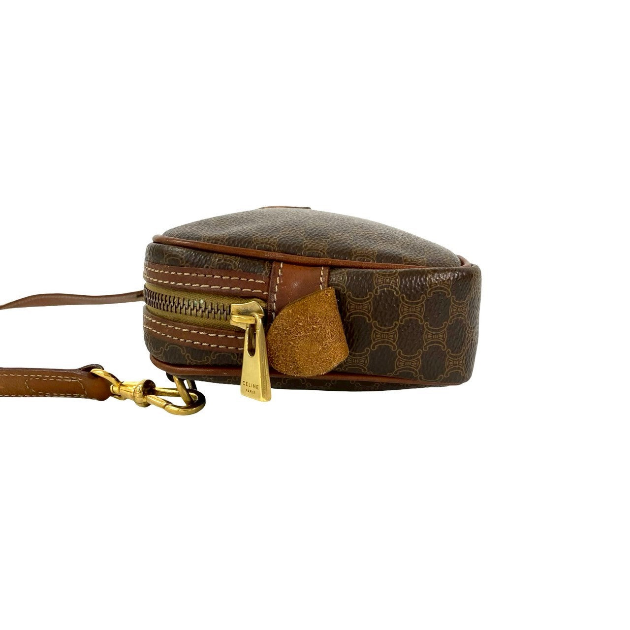 CELINE Shoulder Bag leather Brown