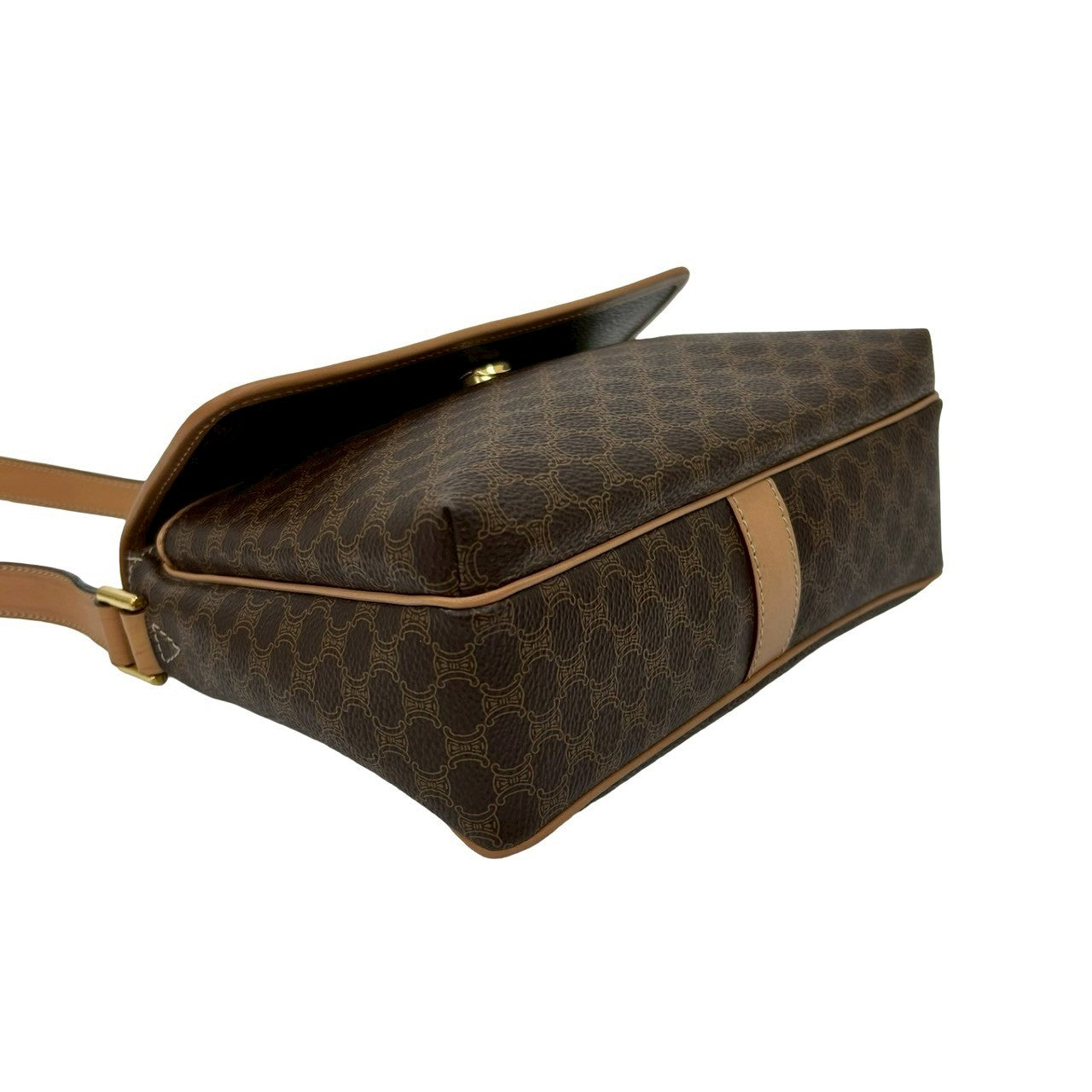 CELINE Shoulder Bag leather Brown