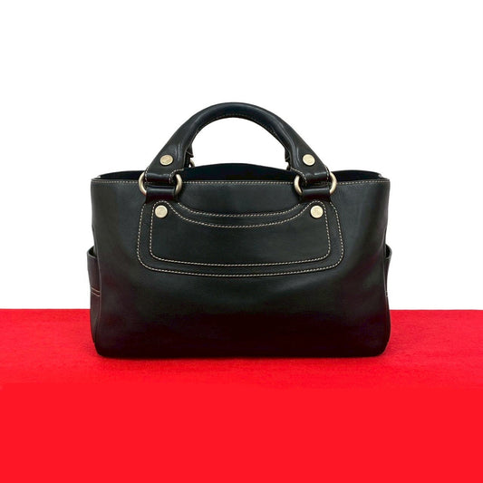 CELINE Handbag leather black Boogie bag