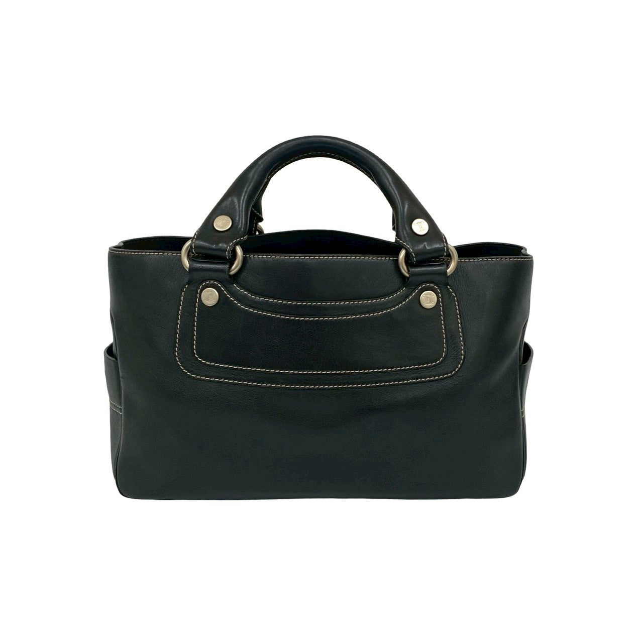 CELINE Handbag leather black Boogie bag